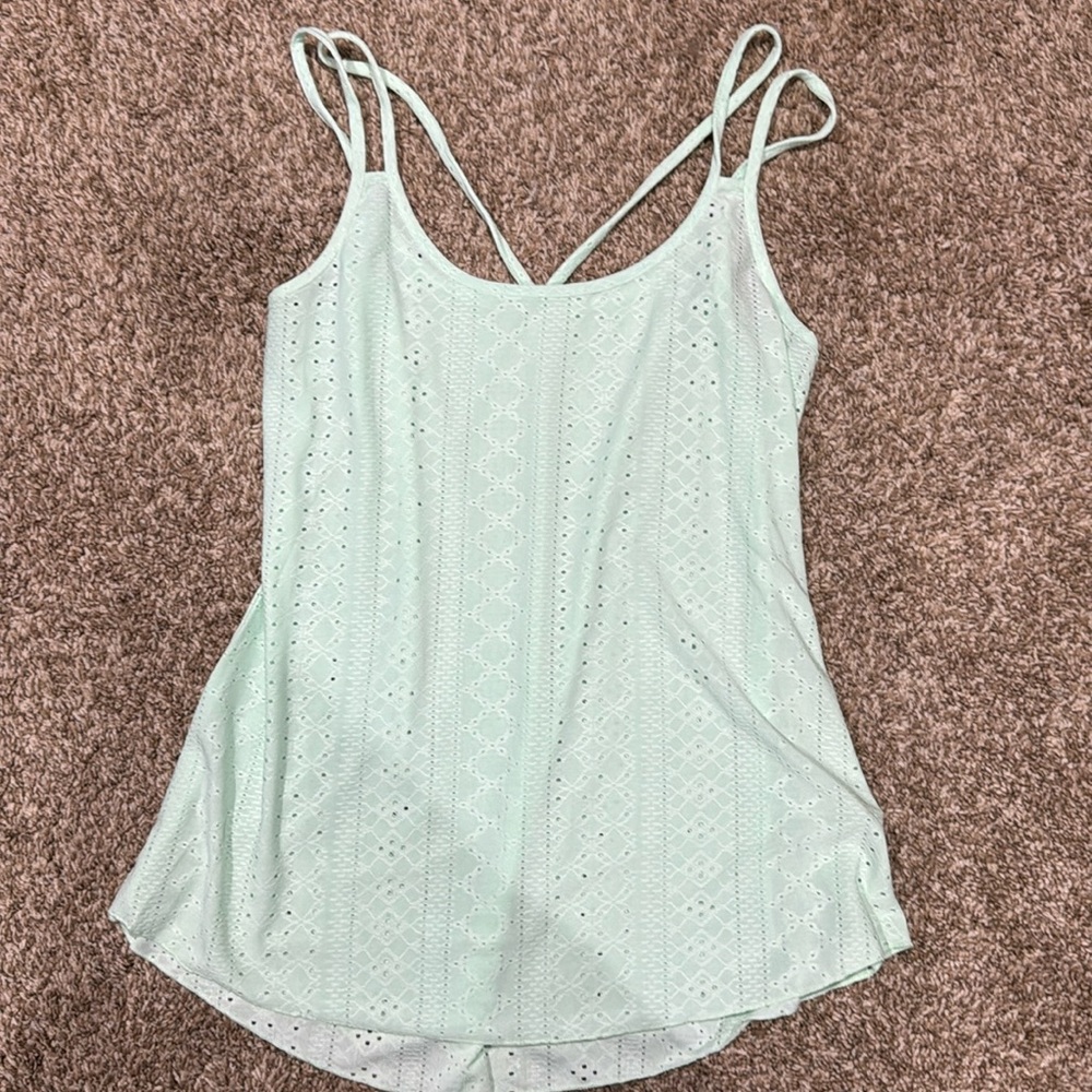 tank top mint green size medium